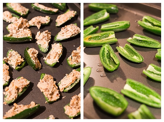 making jalapeno poppers