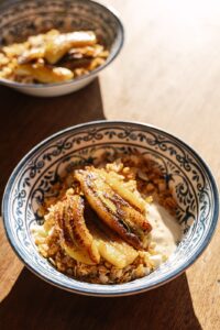 Golden Grilled Banana Bowl